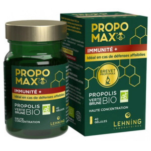 Lehning Propomax immunité gélules Bio - 40 gélules