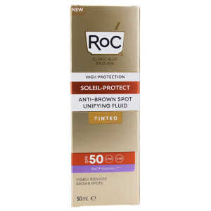 RoC Soleil-Protect Fluide Unificateur Teinté Anti-Taches Brunes SPF50 - 50 ml
