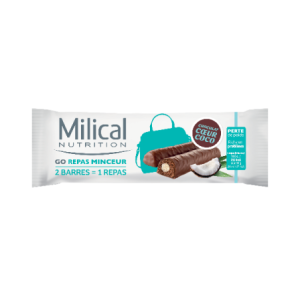 Go Repas Minceur Chocolat Coeur Coco - 2 barres