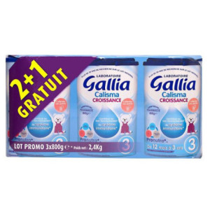Gallia Calisma Croissance Tripack - 3x800g 