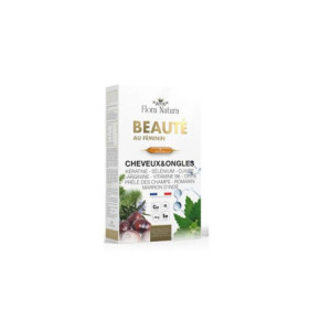 Flora Natura Beauté au Féminin Cheveux Ongles & Peau - 20 ampoules