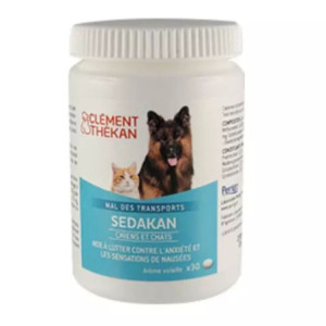 Clément Thékan Sedakan Mal des transports pour chiens et chats - 30piéces