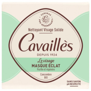 Cavaillès Nettoyant Visage Solide Masque Éclat 70 g