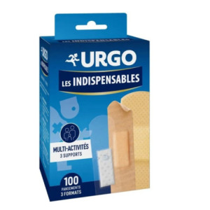 URGO – Les Indispensables Pansements 3 formats - 100 pansements