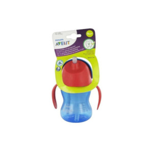 Avent Tasse à Paille 9 mois et + Bleu - 200ml