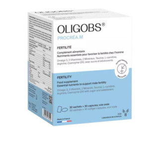 Oligobs Procréa M 30 sachets + 30 capsules