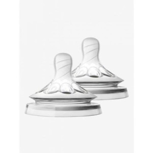 Avent Tétine Natural Débit Nouveau-Né x2