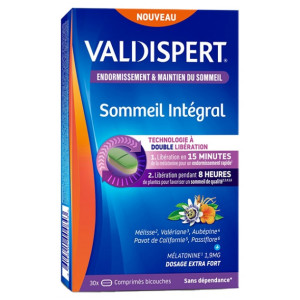 Valdispert Sommeil Intégral - 30 Comprimés Bicouches