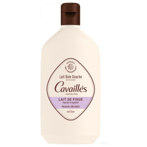 Cavaillès Lait Bain Douche Peaux Sèches Lait de Figue - 400 ml
