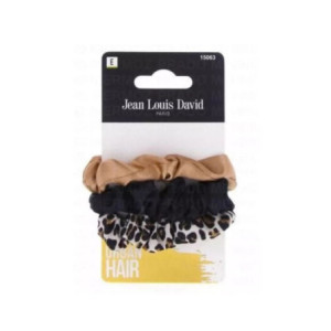 Jean Louis David - Chouchous fins satin - 3 chouchous