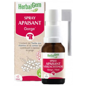 HerbalGem Spray Apaisant Gorge Bio - 15 ml