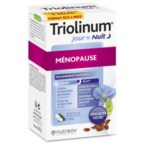 Nutreov Triolinum Jour & Nuit Ménopause 120 Gélules