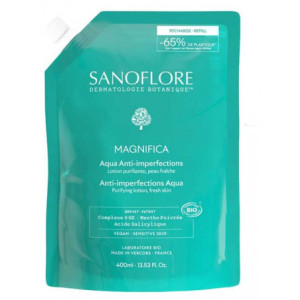 Sanoflore Aqua Magnifica Lotion Purifiante Anti-Imperfections Bio Recharge - 400 ml