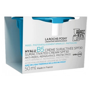 La Roche-Posay Hyalu B5 Crème Suractivée Anti-Rides Réparatrice Protectrice SPF30 Recharge - 50 ml