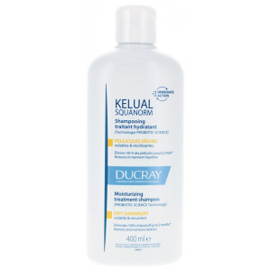 Ducray Kelual Squanorm Shampoing Traitant Hydratant Pellicules Sèches - 400 ml