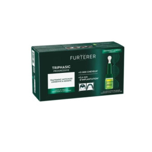 Furterer Triphasic Progressive Traitement Anti-Chute Longévité et Densité - 8x5.5ml