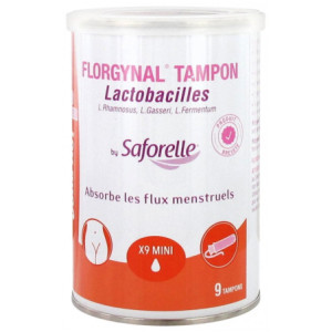 Saforelle Florgynal Tampon Compact - 9 unités