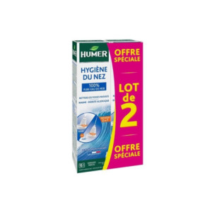 Humer Hygiène du Nez Eau de mer Isotonique Adultes - 2x150ml