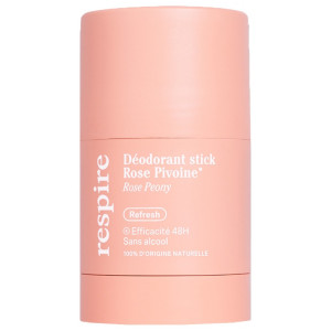 Respire Déodorant Stick Rose Pivoine Bio - 50 g