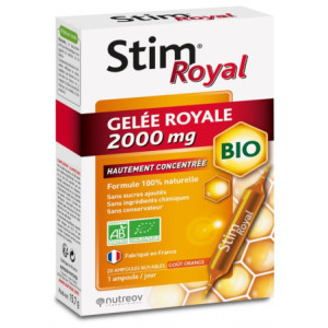 Nutreov Stim Royal Gelée Royale 2000 mg Bio - 20 Ampoules