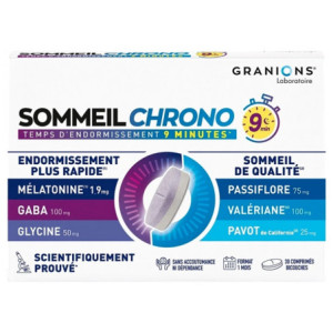 Granions Sommeil Chrono - 30 Comprimés Bicouches