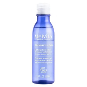 Melvita Bouquet Floral Démaquillant Yeux Bi-Phase Waterproof Bio 100 ml