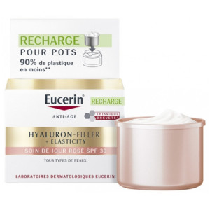 Eucerin Hyaluron-Filler + Elasticity Soin de Jour Rose SPF30 Recharge - 50 ml