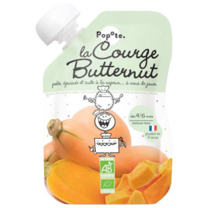 Popote Gourde La Courge Butternut Purée Dès 4/6 Mois Bio - 120 g