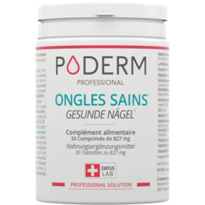 Poderm Ongles Purs Comprimés - 30 piéces 