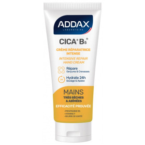 Addax Cica+ B5 Crème Réparatrice Intense Mains Très Sèches et Abîmées - 50 ml