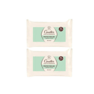 Cavaillès PROTECTION 48H - Lingettes Déodorantes 48H Amande Fleurie - 2x15 Unités
