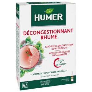 Humer Décongestionnant Rhume Spray Nasal - 20 ml