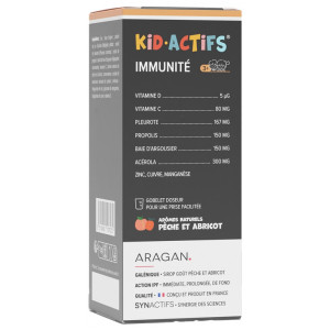 Aragan Synactifs KidActifs Sirop Immunité - 125 ml