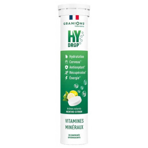 Granions HyDrop Vitamines Minéraux - 20 Comprimés Effervescents