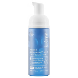 Krème Mousse Nettoyante 2en1 Bio 50 ml