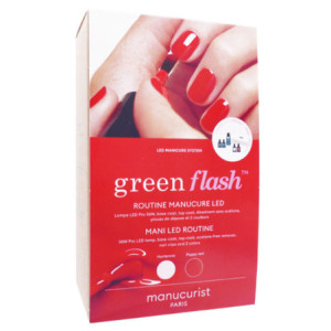 Manucurist Green Flash Kit Retail 36W Poppy Red / Hortencia