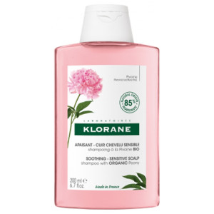 Klorane Apaisant - Cuir Chevelu Sensible Shampoing à la Pivoine Bio - 200 ml