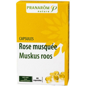 Rose Musquée du chili, anti âge - 40 capsules