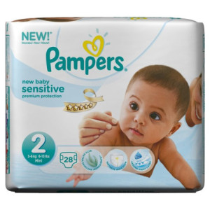 New Baby sensitive taille 2 (3-6kg), 27 couches