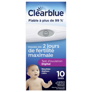 Clearblue Test d'Ovulation Digital 2 Jours -10 Unit