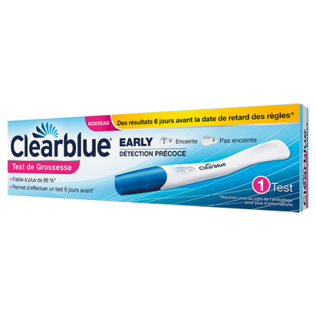 Clearblue EARLY Test de Grossesse Détection Précoce - 1 unité