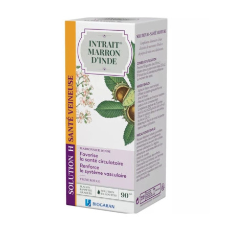 Intrait de marron d'Inde Solution H Santé veineuse - 90ml