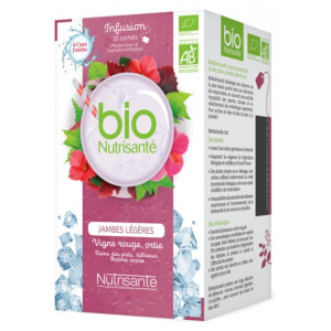 Nutrisanté Infusion Froide Bio Jambes Légères - 20 Sachets