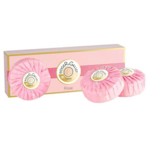 Rose, Coffret de 3 Savons Parfumés