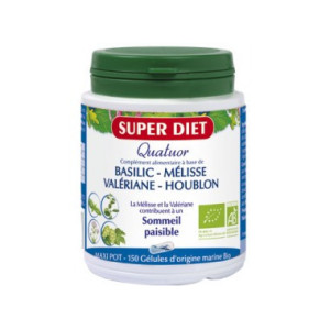 Quatuor Mélisse Sommeil Paisible Bio - 150 gélules