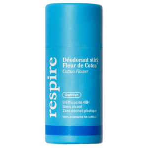 Respire Déodorant Stick Fleur de Coton Format Carton Bio - 50 g