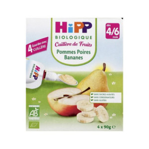 Gourdes Pommes Poires Bananes - 4x90g