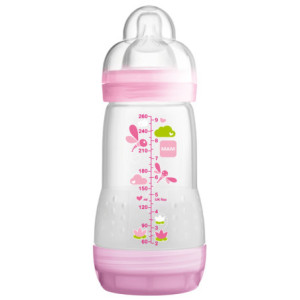 Biberon Easy Start anti-colique Rose - 260ml