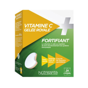Fortifiant Vitamine C + Gelée royale - 24 comprimés