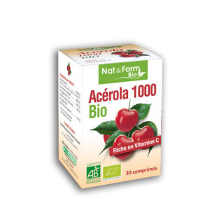 ACÉROLA 1000 BIO - 30 comprimés